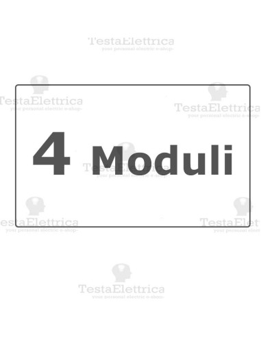 Placca 4 moduli