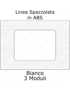 placca bianco opaco compatibile matix 2