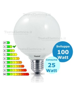 Lampada al Neon Globo  E27 25 Watt  Beghelli