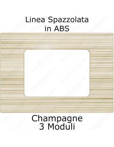 placca champagne compatibile matix tot electric	