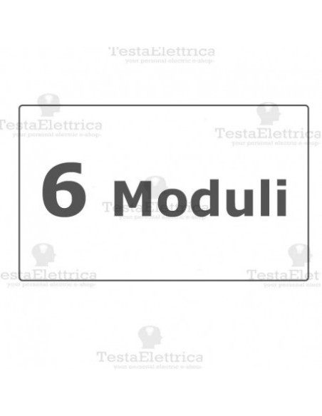 Placca 6 moduli	