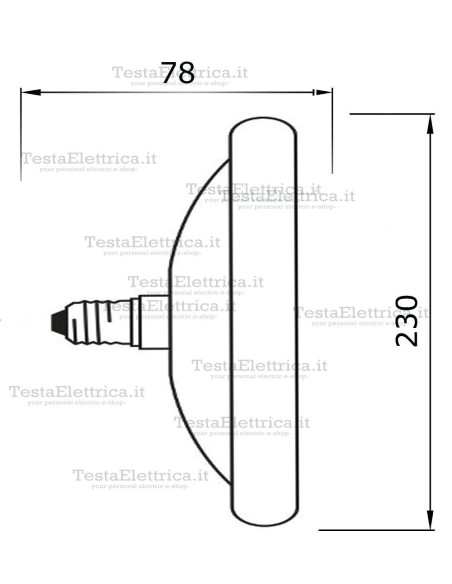 Lampada al Neon Circolare E27 24 Watt  Diskline Wiva