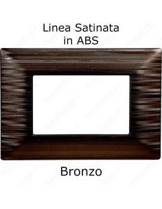 placca bronzo satinato compatibile matix ettroit
