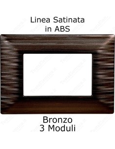 placca bronzo satinato compatibile matix ettroit 2
