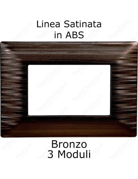placca bronzo satinato compatibile matix ettroit