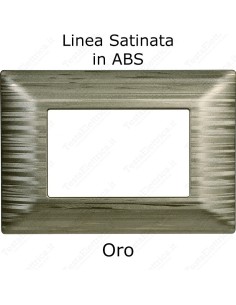 placca oro satinato compatibile matix ettroit