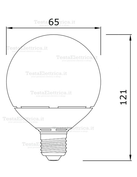 Lampada al Neon Mini Globo  E27 20 Watt  Beghelli