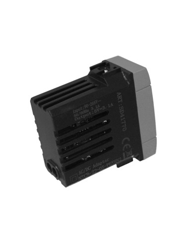 caricatore tipo C USB doppia grigia compatibile con serie Living Light tech