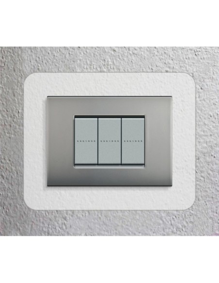 sotto placca 6 7  moduli trasparente