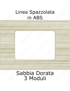 placca Sabbia Dorata compatibile plana tot electric 2