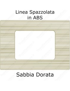 placca Sabbia Dorata compatibile plana tot electric