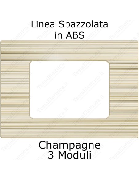 placca Champagne  compatibile plana tot electric