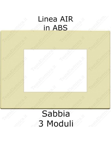 placca compatibile bticino axolute air sabbia