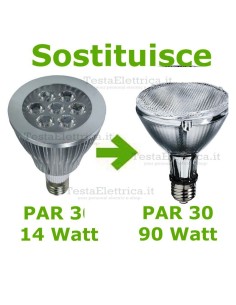 Lampada Par 30 a led  14W  220V E27 Dgk 2