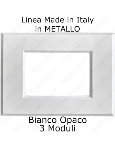 placca cal in metallo compatibile plana made in italy
