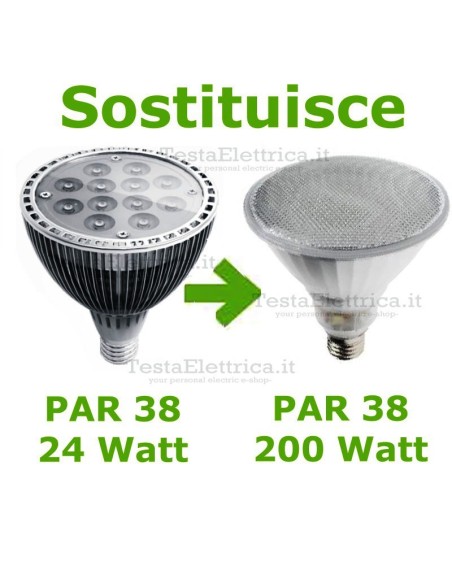 Lampada Par 38 a led  24W  220V E27 Dgk