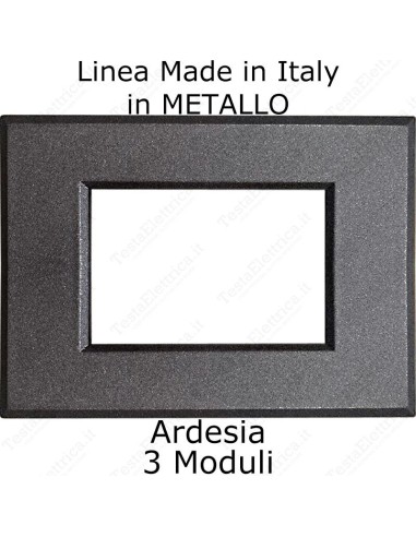 placca ardesia cal in metallo compatibile plana made in italy