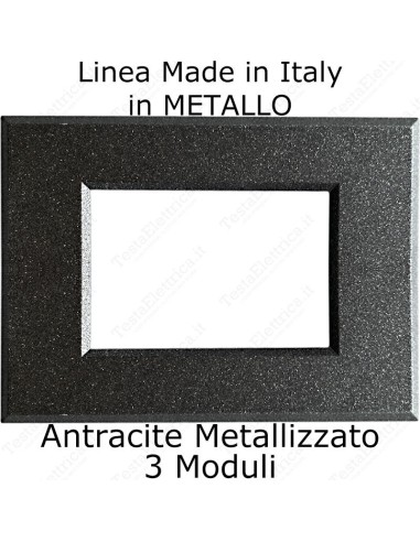 placca ardesia cal in metallo compatibile plana made in italy