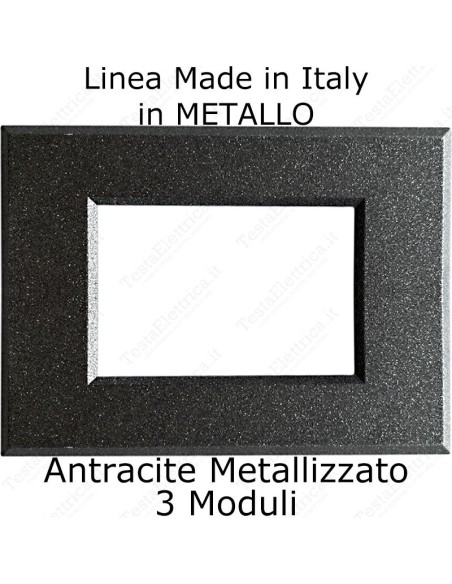 placca ardesia cal in metallo compatibile plana made in italy