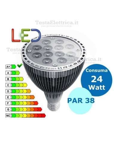 Lampada Par 38 a led  24W  220V E27 Dgk