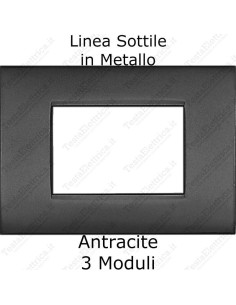 placca Antracite compatibile bticino livinglight AIR