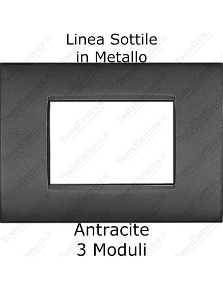 placca Antracite compatibile bticino livinglight AIR