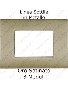 placca oro  compatibile bticino livinglight AIR