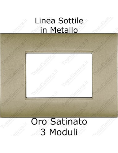 placca oro  compatibile bticino livinglight AIR