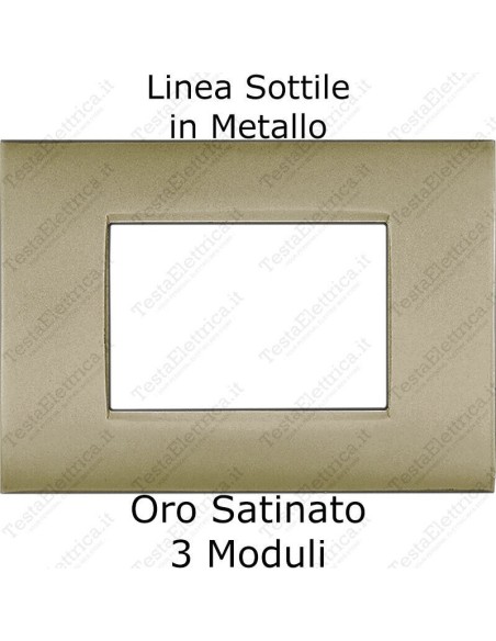 placca oro  compatibile bticino livinglight AIR