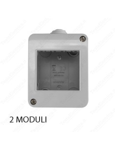 scatola contenitore IP da parete per interruttori e prese compatibili vimar plana