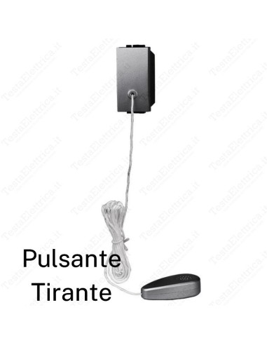 Pulsante a tirante compatibile con serie Bticino living  Sandasdon s80007