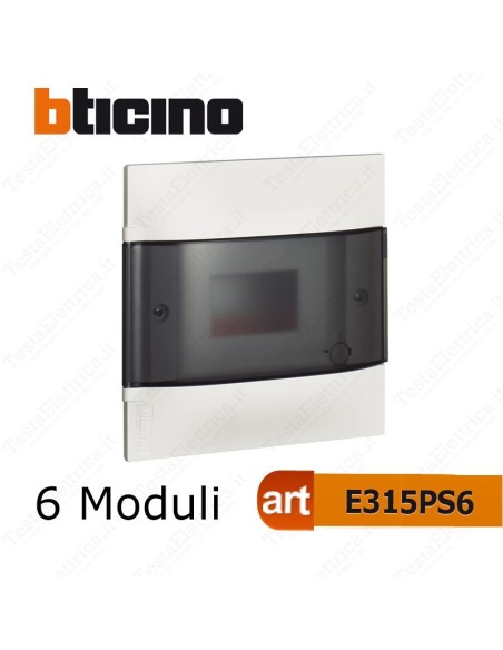 Bticino E315PS6 - centralino linea Habita 6 moduli posti