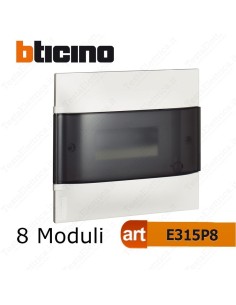Bticino E315P8 - centralino linea Habita 8 moduli posti