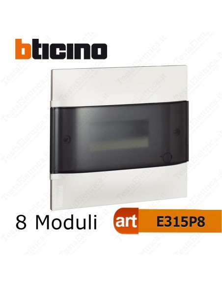 Bticino E315P8 - centralino linea Habita 8 moduli posti