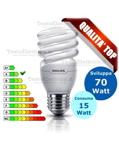 Lampada al Neon Spirale E27 23 Watt  Twister Philips