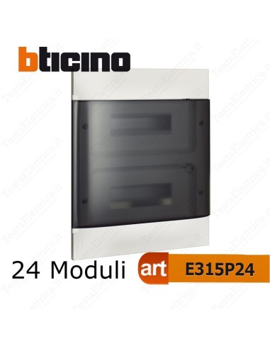 Bticino E315P24 - centralino linea Habita 24 moduli posti