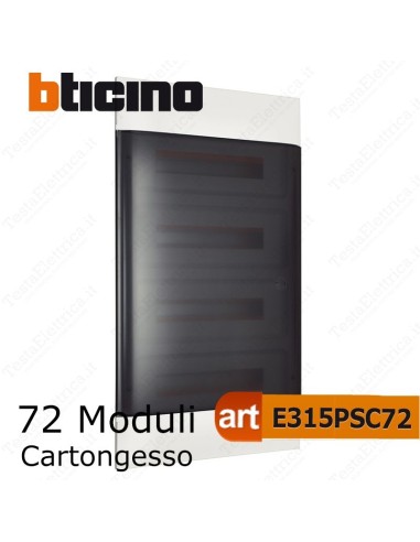 Bticino E315PSC72 - centralino linea Habita 72 moduli posti per cartongesso