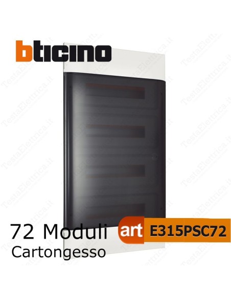Bticino E315PSC72 - centralino linea Habita 72 moduli posti per cartongesso
