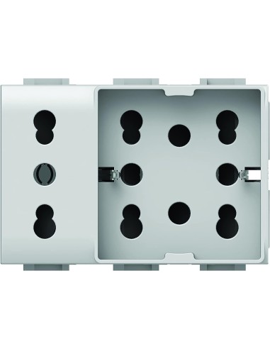 side schuko + presa matix