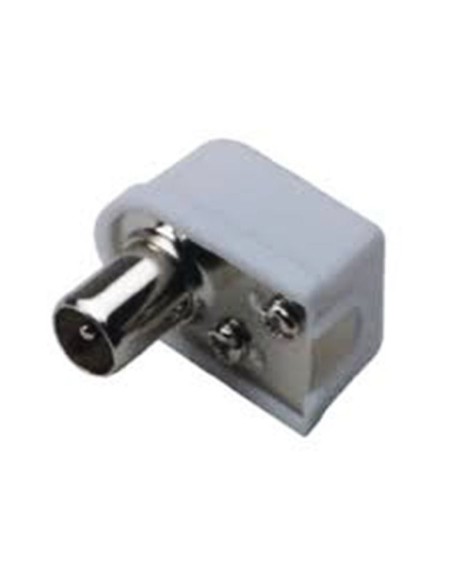 Connettore maschiosalvaspazio  per cavi TV 6,8 mm