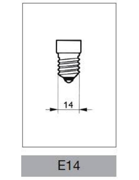 Lampada al Neon 15 Watt E14  Spirale Wiva