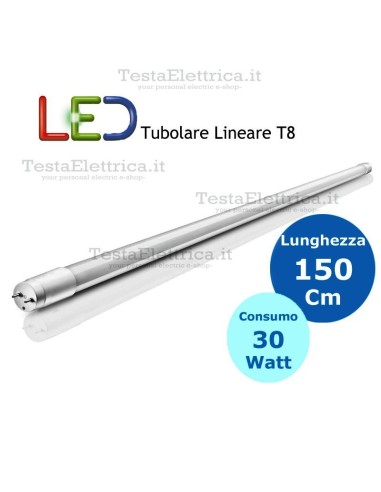 Tubo a led 150 cm T8 G13 30 watt Dgk