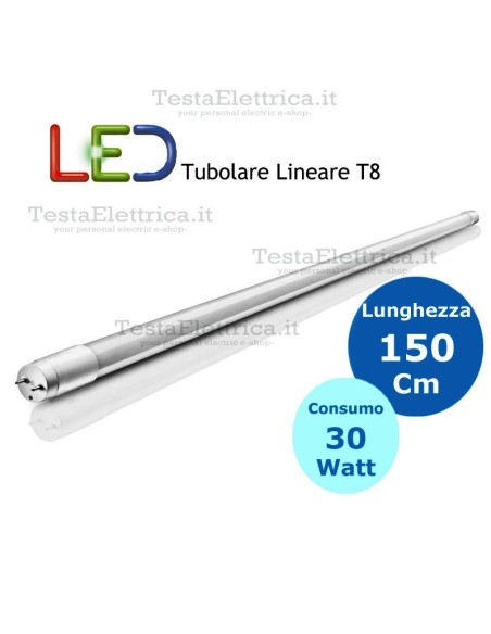 Tubo a led 150 cm T8 G13 30 watt Dgk