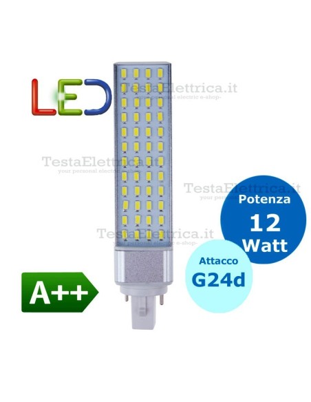 Lampada led G24  2 pin Pro FL D 12W 220V NG