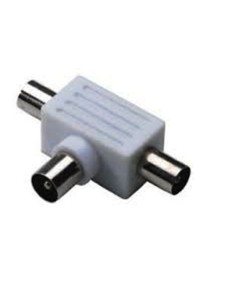 Connettore triplo femmina/femmina/fmaschio  tipo jack per cavi TV