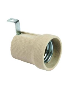 Portalampada E27 porcellana