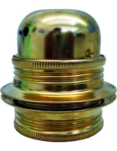Portalampada E27 ottone filettato