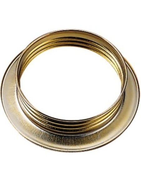 Ghiera ottone per portalampada E27 filettato 