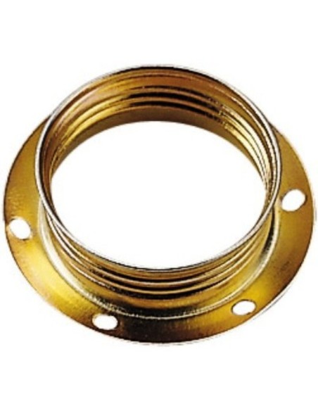 Ghiera ottone per portalampada E14 filettato 