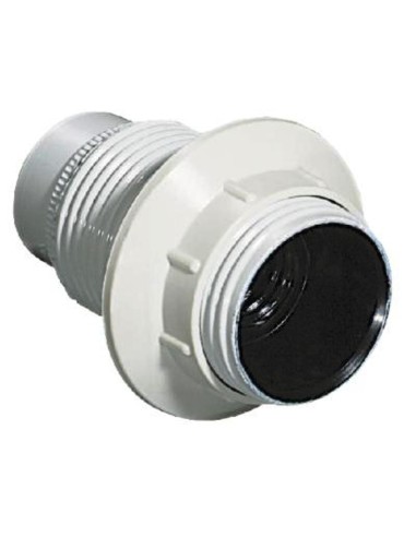 Portalampada E14 filettato completo di ghiera